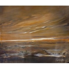 L'passo Benjamin, 36 x 42 Inch, Acrylic on Canvas, Abstract Paintings, AC-LPB-034